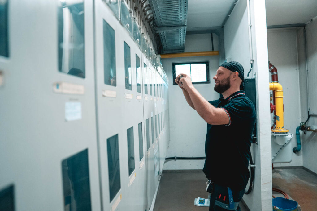 Stromzähler fotografieren