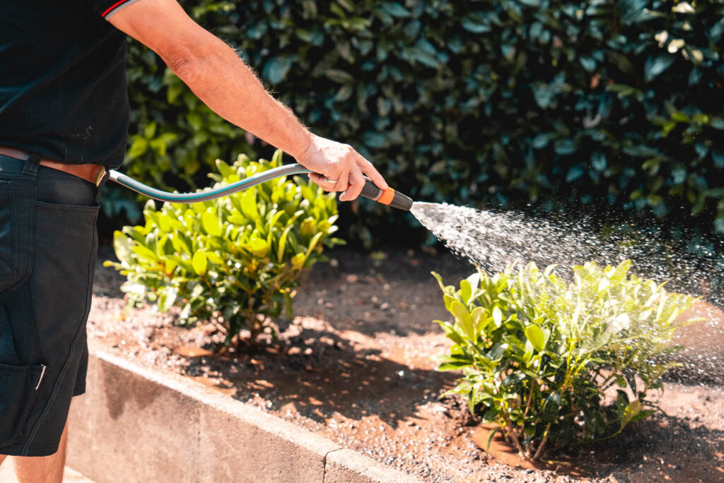 Garten wässern