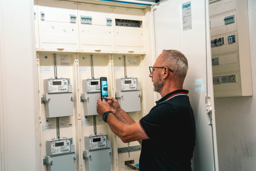 Zählerstand abfotografieren
